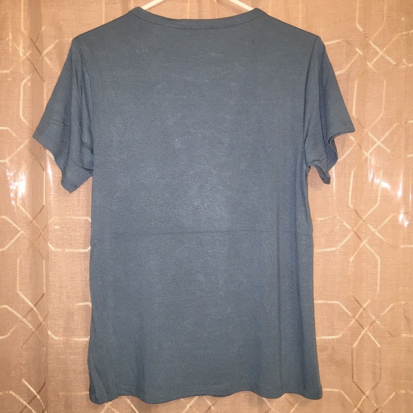 NWT {EXPRESS} Lace-Up Front Girlfriend Tee - Picture 6 of 8